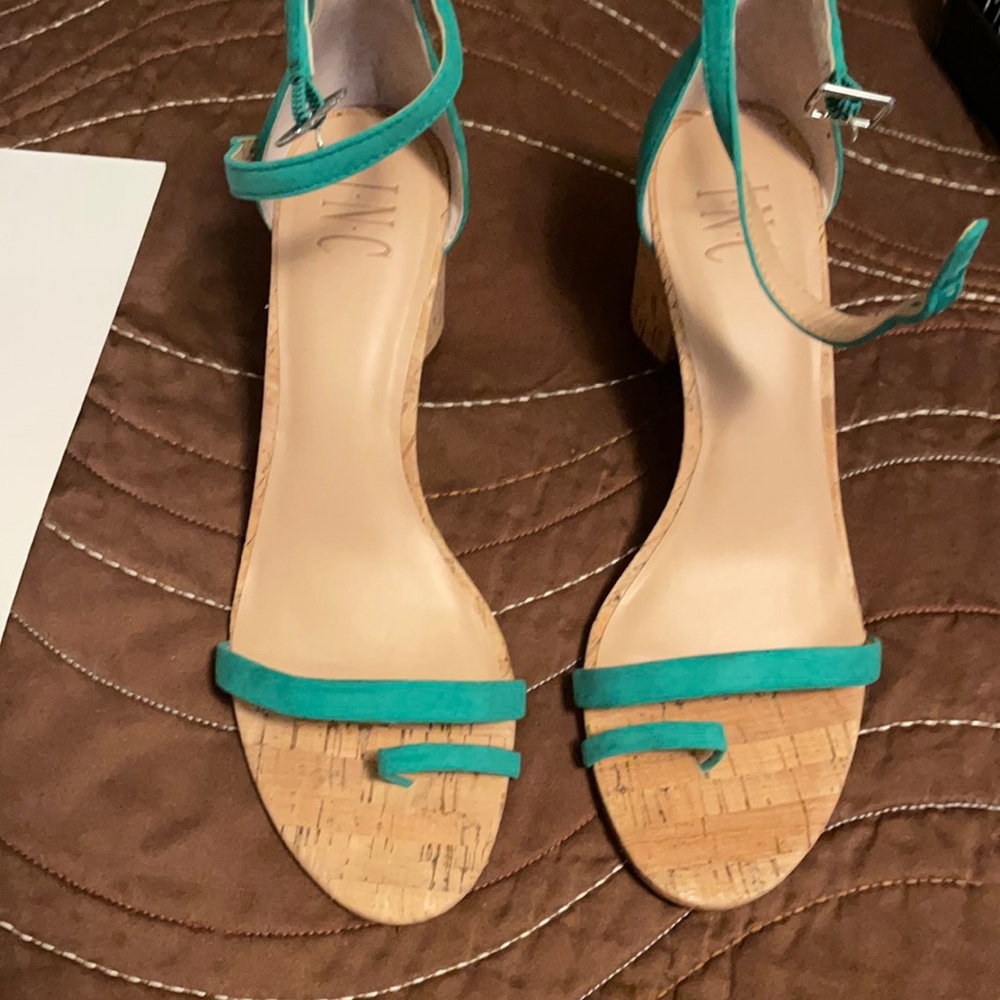Green sandal by INC